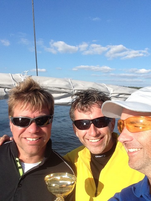 Gastarna på SWE 87. Mathias "Molle" Molin, Peter Hedman och  Mgnus Tegström (Foto: Johan Carstam)