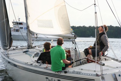 Smaragdträning på Trälhavet 2013 (Foto. Håkan Anderssson)